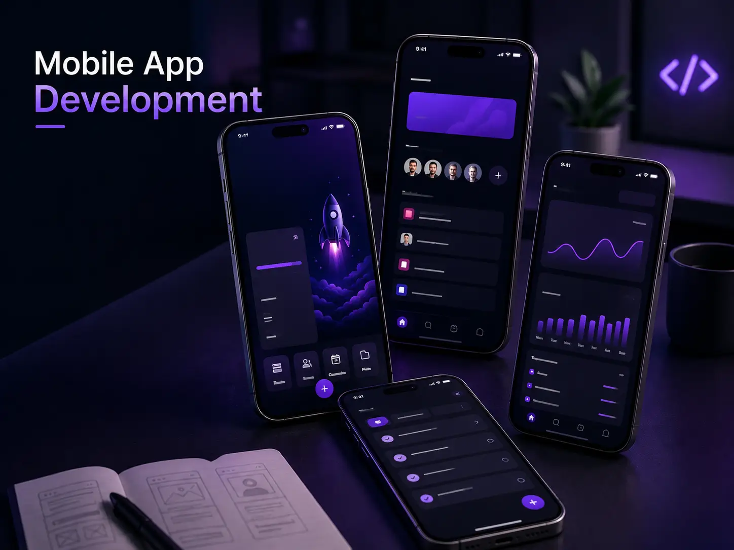 Custom mobile app development for iOS and Android by ilmorasoftlabs